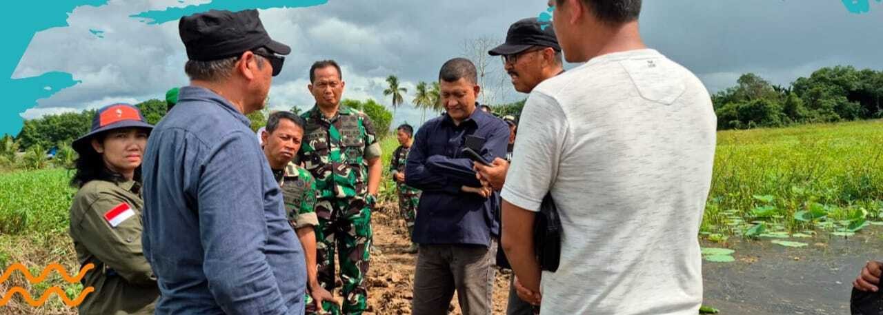 Wujudkan Swasembada Pangan, Kementan Tinjau Program Cetak Sawah Rakyat Di Kalimantan Selatan
