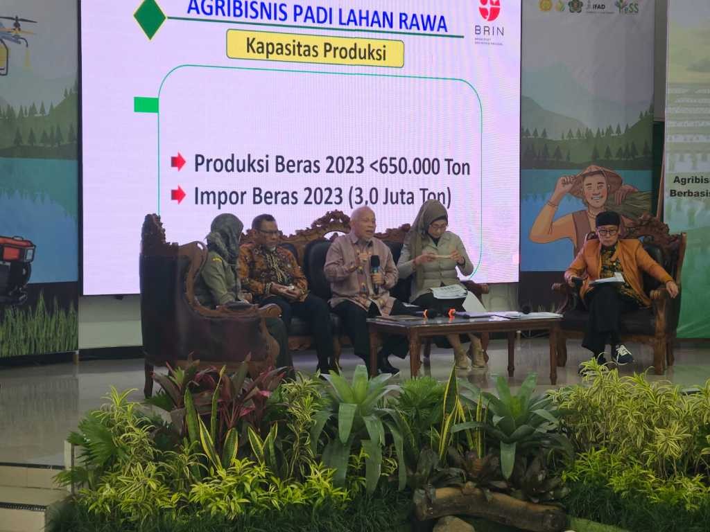 Terus Berupaya Tingkatkan Produktivitas, BPPSDMP Gelar FGD Agribisnis Lahan Rawa Berbasis Pertanian Modern