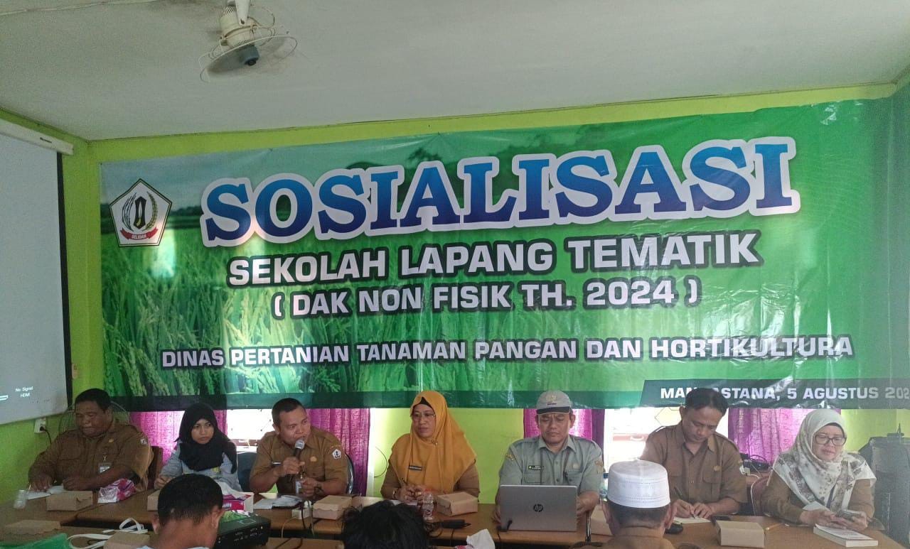 Tingkatkan Kapasitas Petani dan Penyuluh Pertanian, Pemkab bersama BBPP Kementan Gelar Sosialisasi Sekolah Lapang Tematik