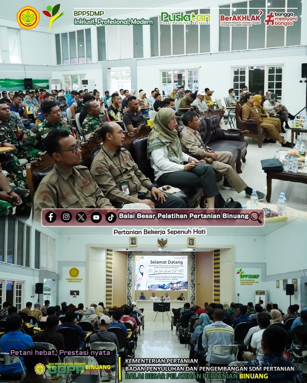 Perkuat Ketahanan Pangan, BPPSDMP Kementan Gelar Pembinaan Brigade Pangan di Kalimantan Selatan