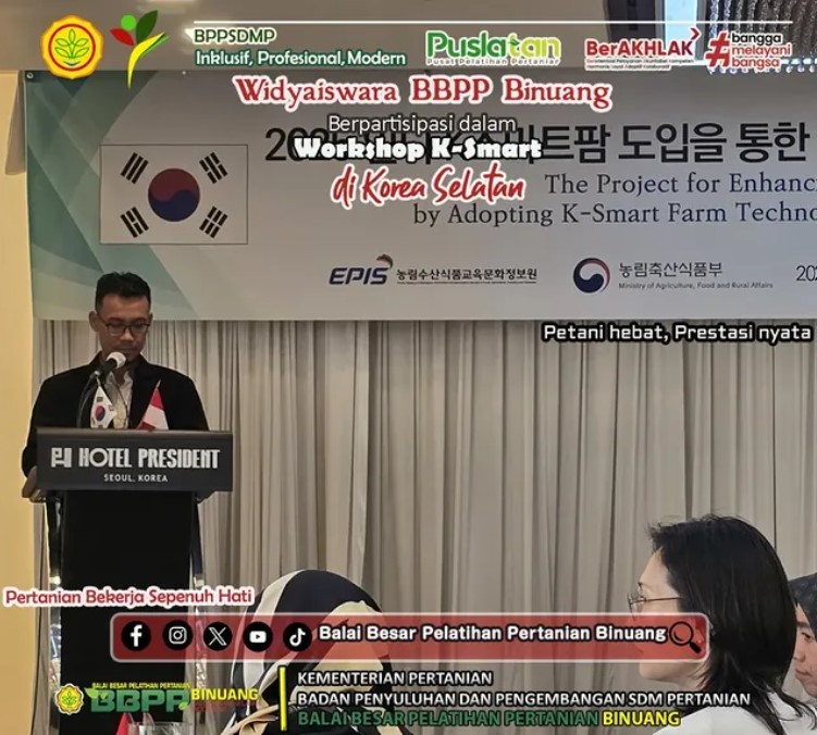 Widyaiswara BBPP Binuang Turut Berpartisipasi Dalam Workshop K-Smart di Korea Selatan