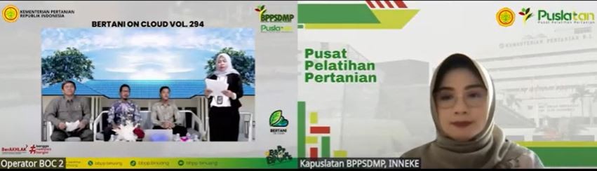 Dukung Tercapainya Swasembada Pangan, BPPSDMP Kementan Selenggarakan Bertani on Cloud