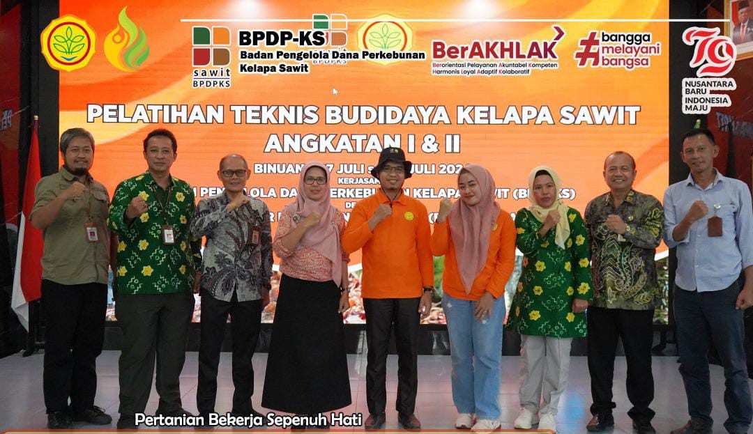 Kementerian Pertanian Berkolaborasi dengan BPDPKS, Sejahterakan Petani Sawit dengan Pelatihan