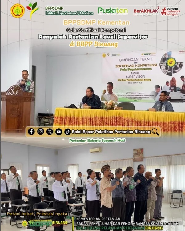 Ujung Tombak Swasembada dan Dinyatakan 100 Persen Kompeten, Penyuluh Pertanian Siap Majukan Negeri