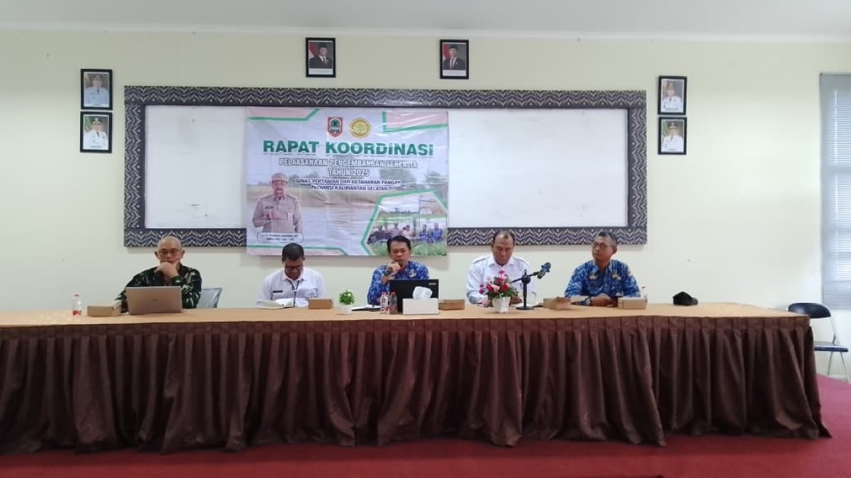 Sinergi dan Kolaborasi UPT Kementerian Realisasikan Swasmbada Pangan Di Kabupaten Tanah Laut