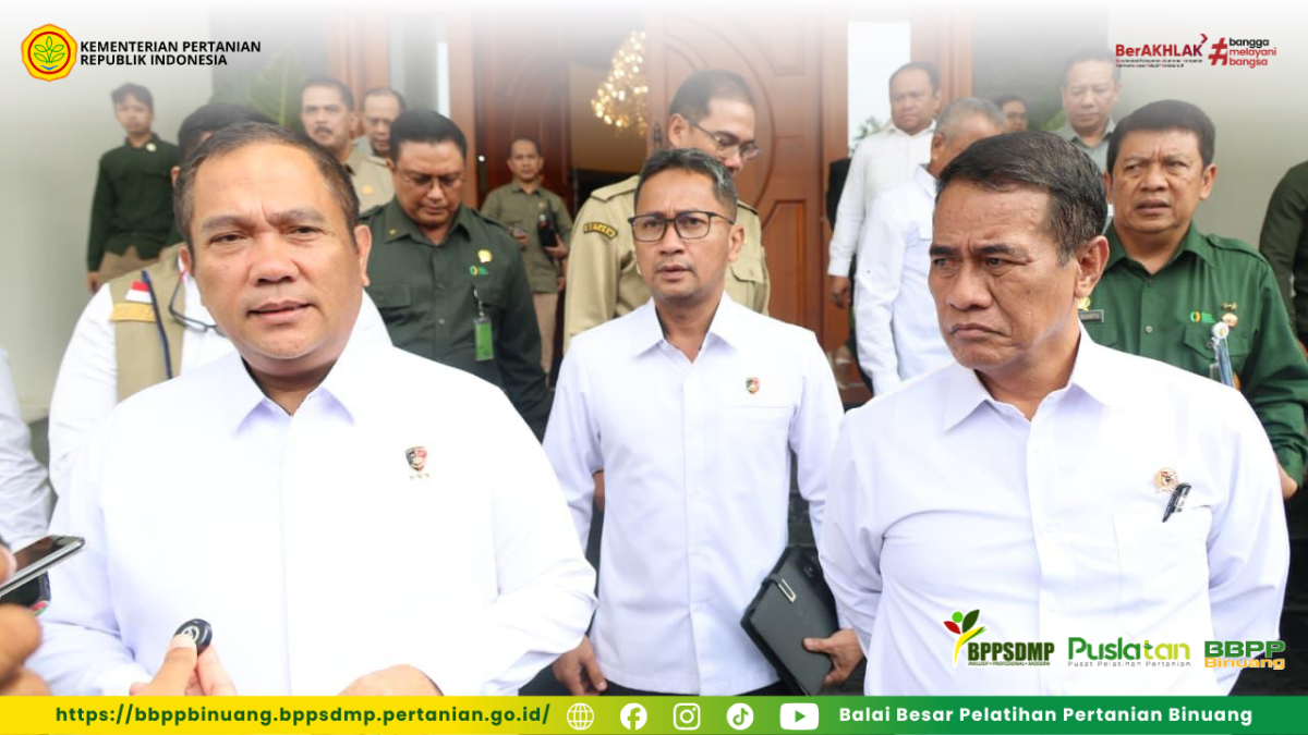 Mentan Amran Sambut Wamentan Alim, Perkuat Transformasi Pertanian dan Swasembada Pangan