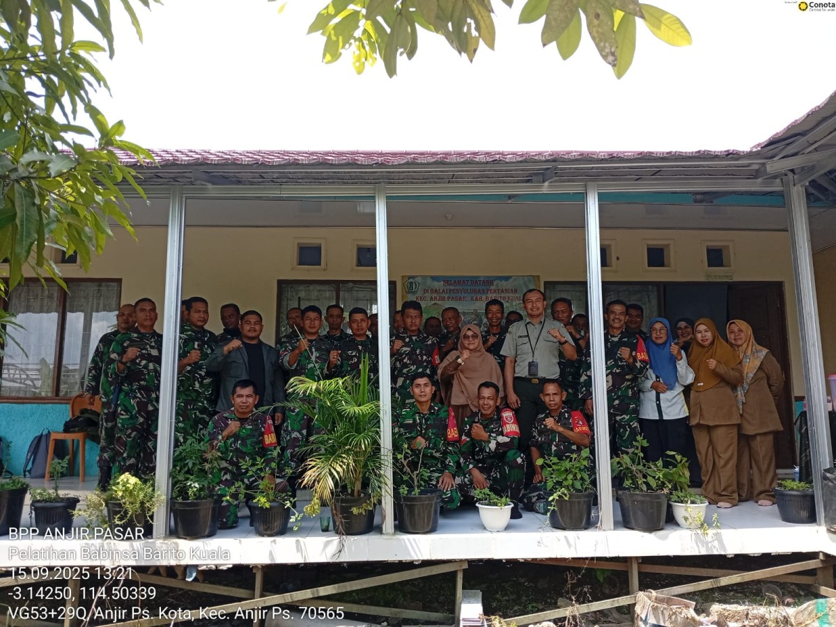 BBPP Binuang Gelar Pelatihan Penyiapan Tenaga Kompeten Bagi Babinsa Barito Kuala: Perkuat Pendampingan Brigade Pangan Menuju Swasembada Nasional