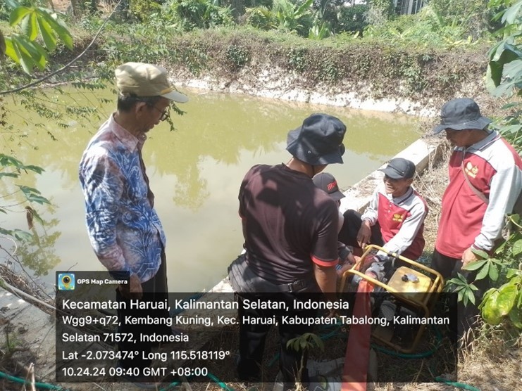 Tingkatkan Produktivitas Pertanian, Kementan Bekali Petani Tabalong Dengan Pelatihan Pompanisasi